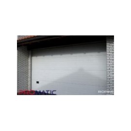 PORTON SECCIONAL A RAYAS BLANCO 16X7
