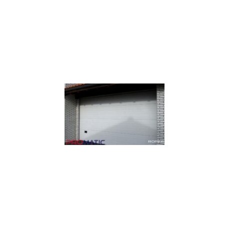 PORTON SECCIONAL A RAYAS BLANCO 16X7