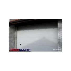 PORTON SECCIONAL A RAYAS BLANCO 20X7