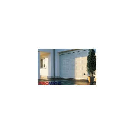 PORTON SECCIONAL CUADROS BLANCO 14X7
