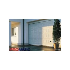 PORTON SECCIONAL CUADROS BLANCO 14X8