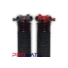 RESORTE PARA PORTONES ASCENDENTES CAFE CALIBRE 234X2X25 IZQUIERDO CONO ROJO